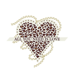 Heart Leopard Love