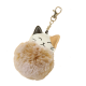 Keychain - Cat Pom Pom Dual Color