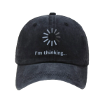 Black Loading Graphic Hat