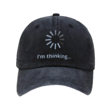 Black Loading Graphic Hat